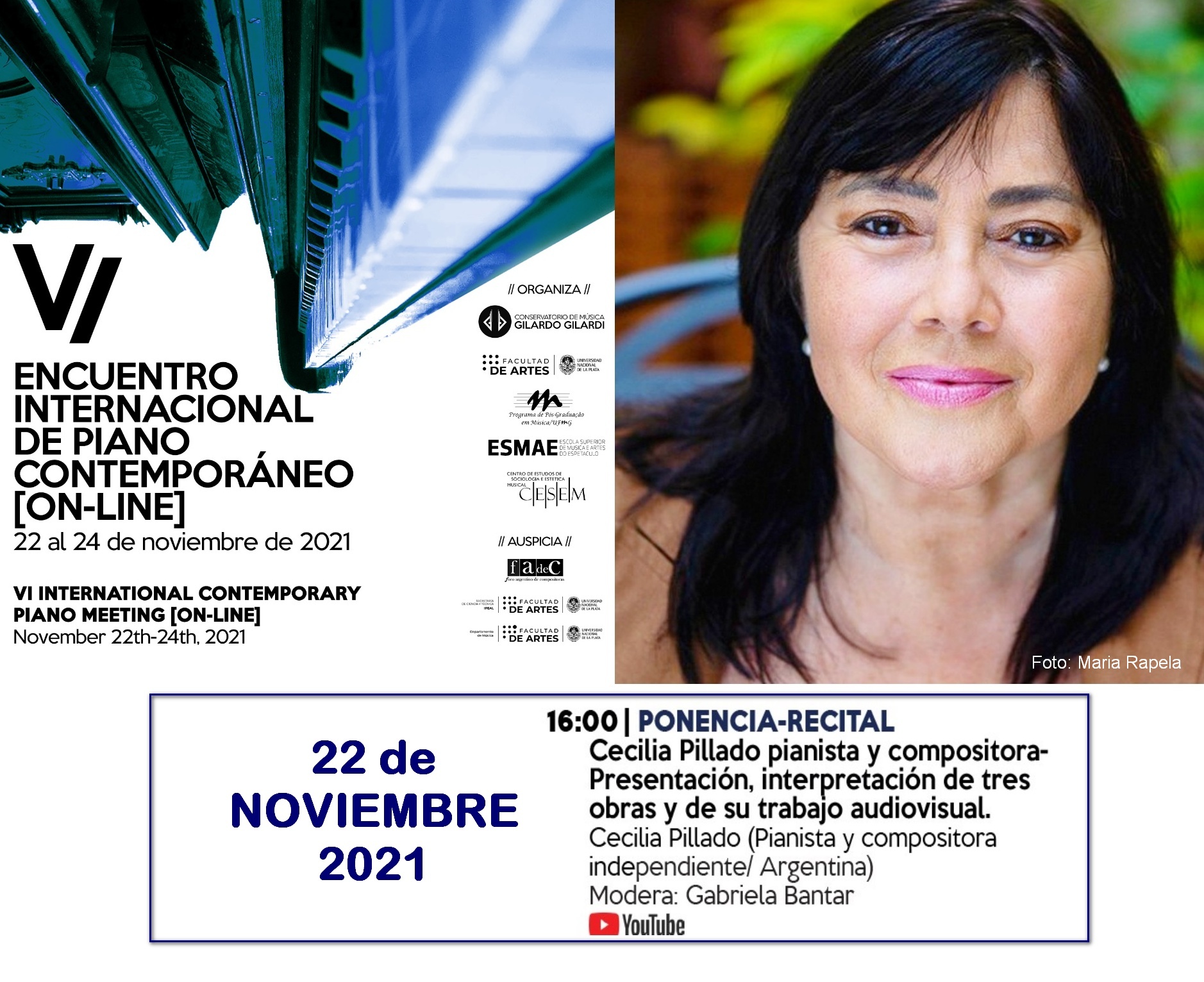 Cecilia Pillado Contemporary Piano 2021