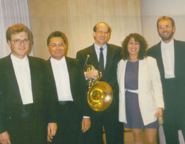 ... algunos miembros de la Orquesta Filrmónica de Berlín